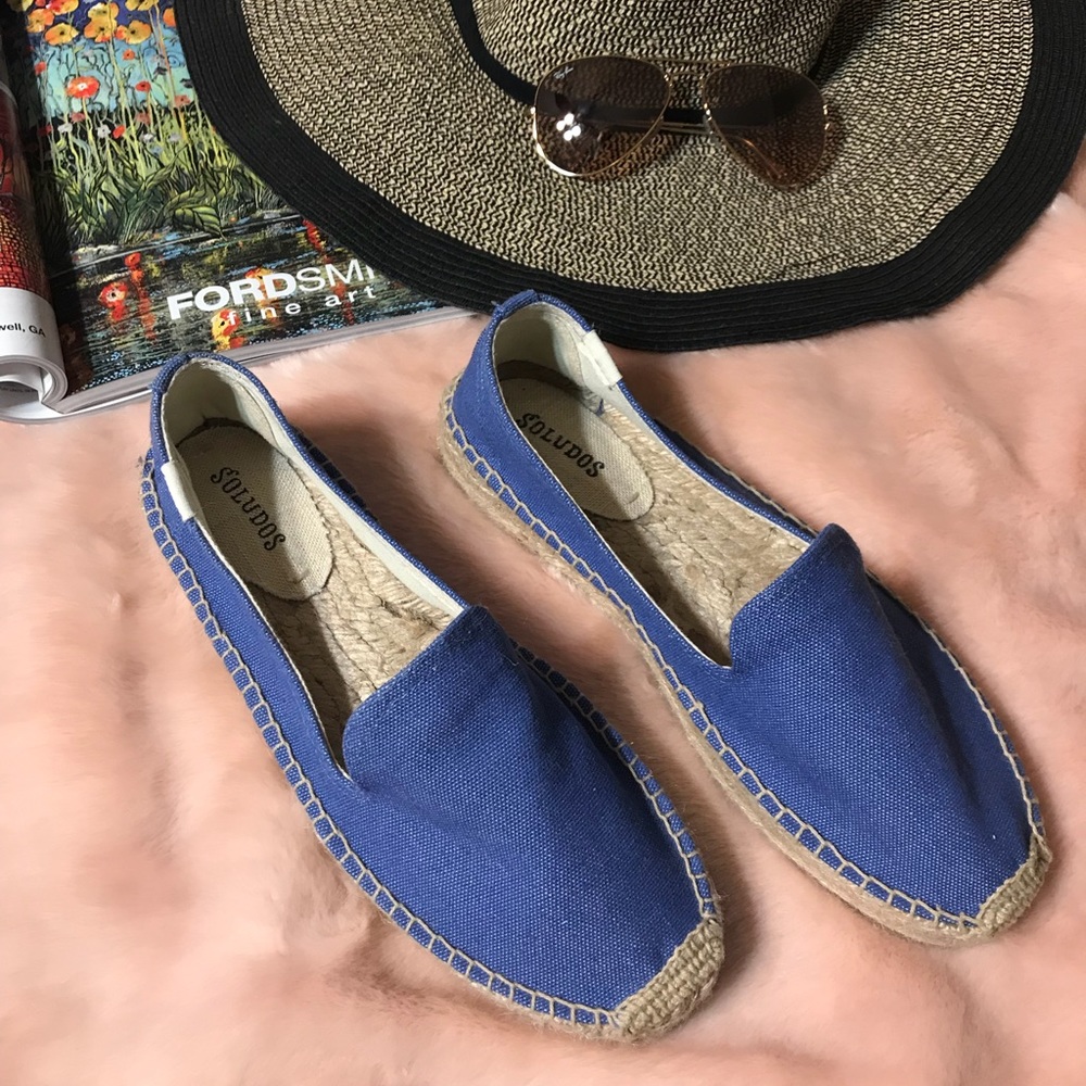 Soludos Espadrilles Shoes blue Size 9